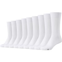 9er Pack SKECHERS Casual Crew Socken Damen 1000 - white 35-38 von Skechers