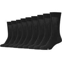 9er Pack SKECHERS Casual Crew Socken Damen 9999 - black 35-38 von Skechers