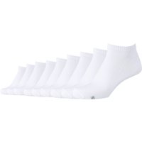 9er Pack SKECHERS Casual Sneakersocken Damen 1000 - white 39-42 von Skechers