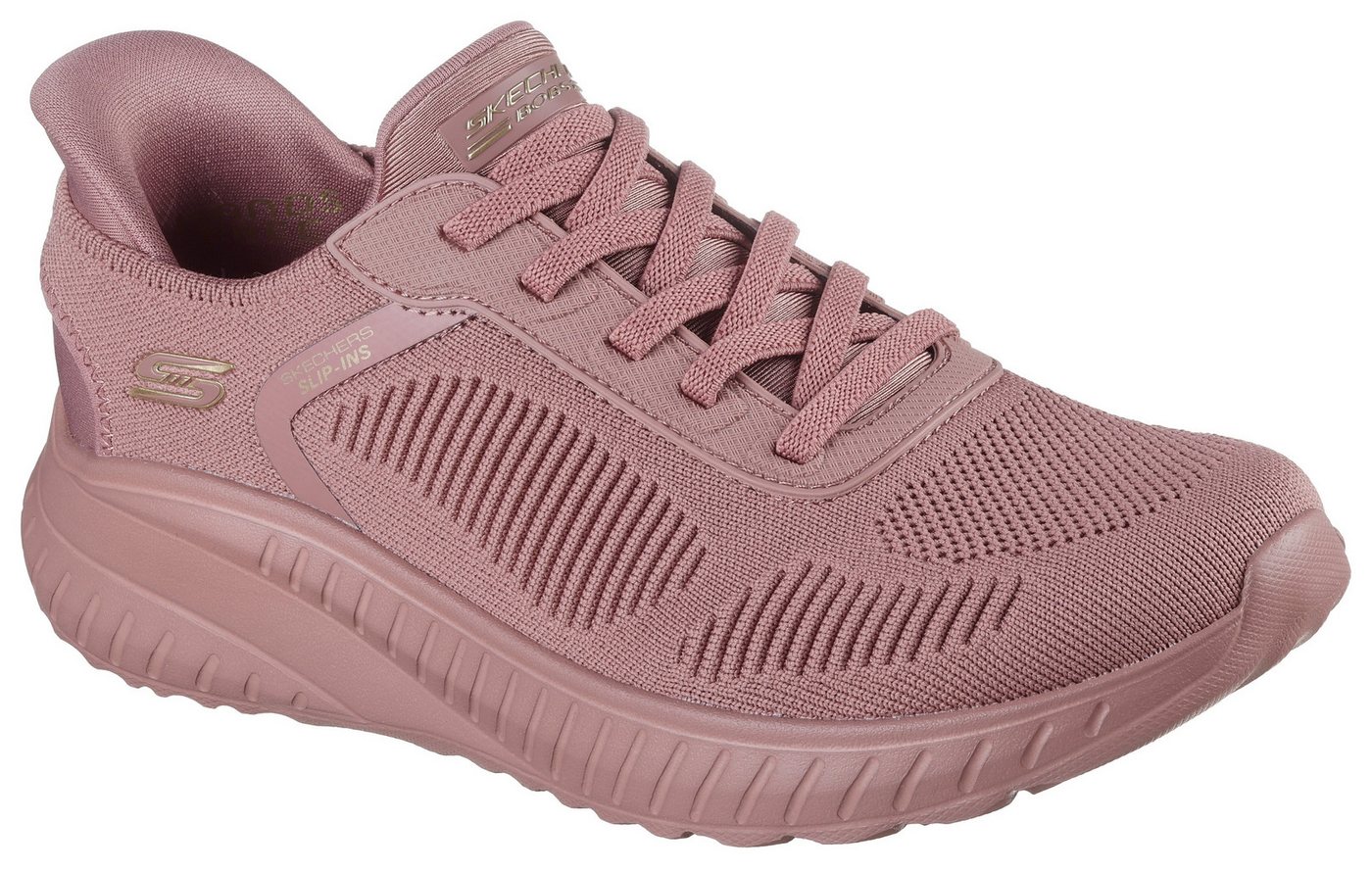 Skechers BOBS SQUAD CHAOS-CURRENT MUSE Slip-On Sneaker Freizeitschuh für Maschinenwäsche geeignet von Skechers