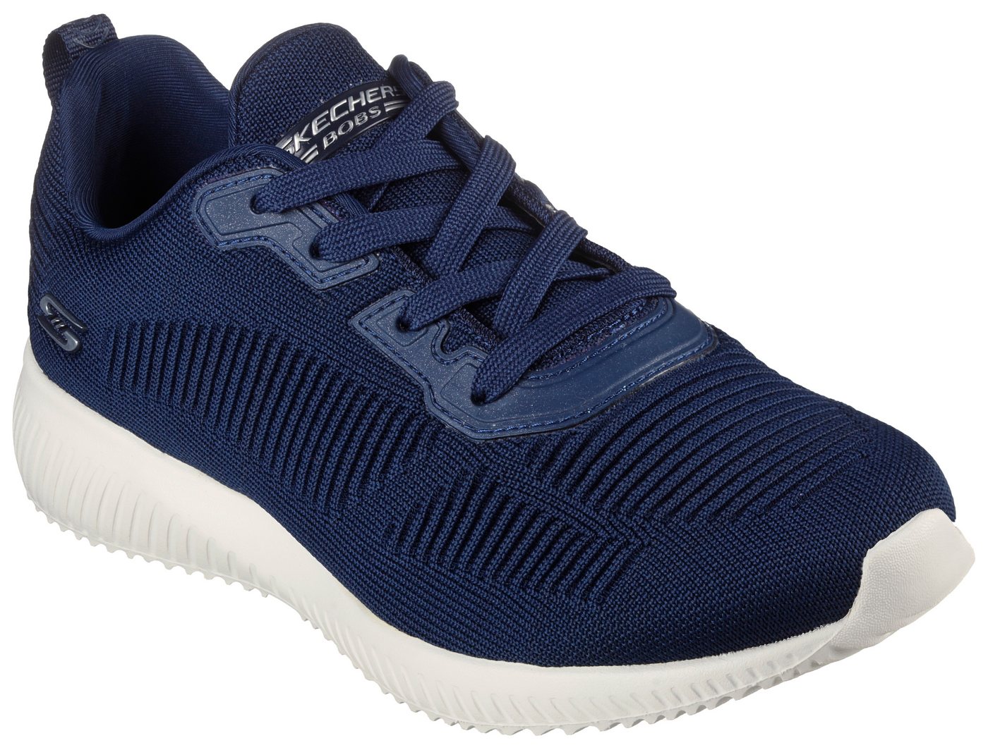 Skechers BOBS SQUAD - TOUGH TALK Sneaker Schnürschuh, Freizeitschuh, Trainingsschuh in Strick-Optik von Skechers