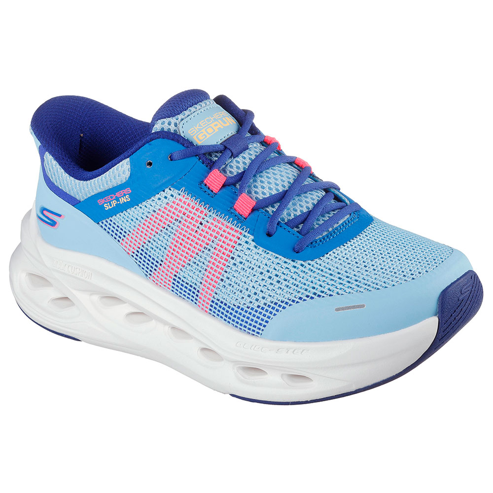 Skechers Max Cushioning Glide Step A Running Shoes Blau EU 37 Frau von Skechers