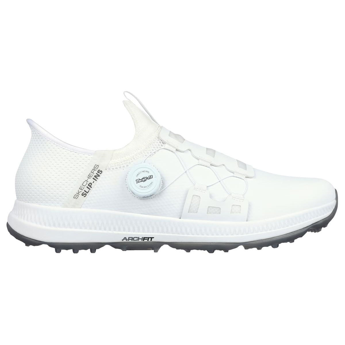 Skechers Men's GO GOLF Elite 5 Slip-Ins Waterproof Spikeless Golf Shoes, Mens, White, 11 | American Golf von Skechers