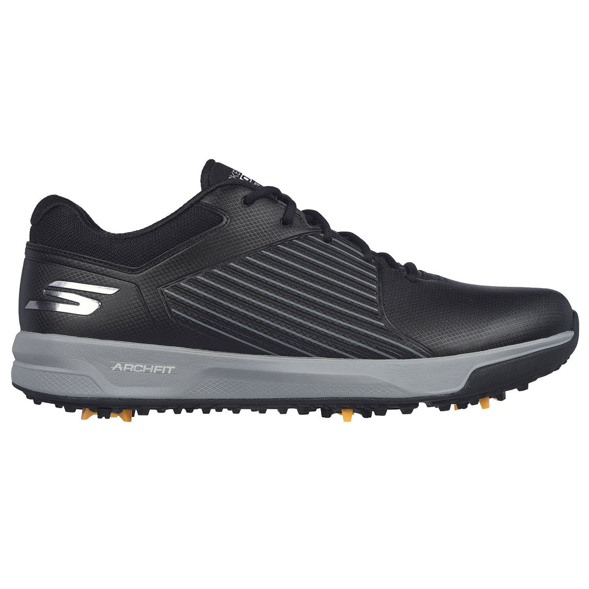 Skechers Men's GO GOLF Elite Vortex Waterproof Spiked Golf Shoes, Mens, Black/grey, 8 | American Golf von Skechers