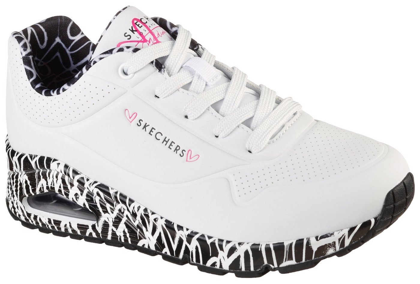 Skechers UNO LOVING LOVE Sneaker Freizeitschuh, Halbschuh, Schnürschuh mit Luftkammersohle von Skechers