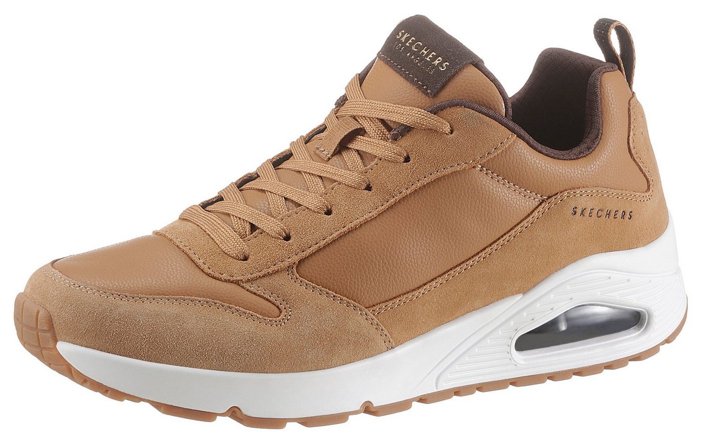 Skechers Uno Stacre Sneaker mit Luftkammernsohle, Freizeitschuh, Halbschuh, Schnürschuh von Skechers