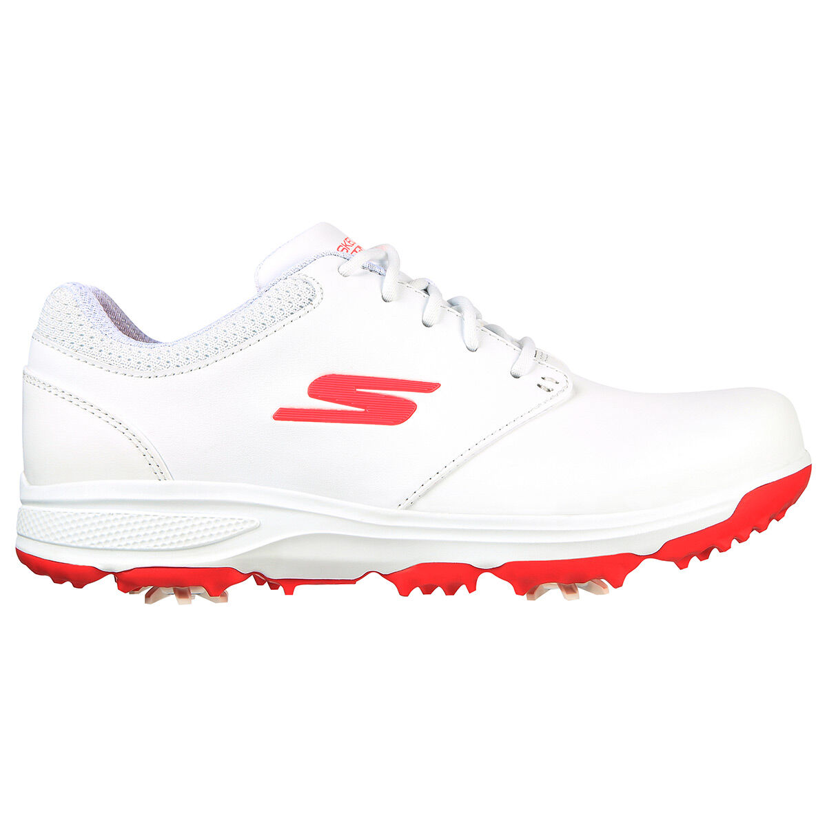 Skechers Womens Jasmine Leader Spiked Golf Shoes, Female, White/pink, 4 | American Golf von Skechers