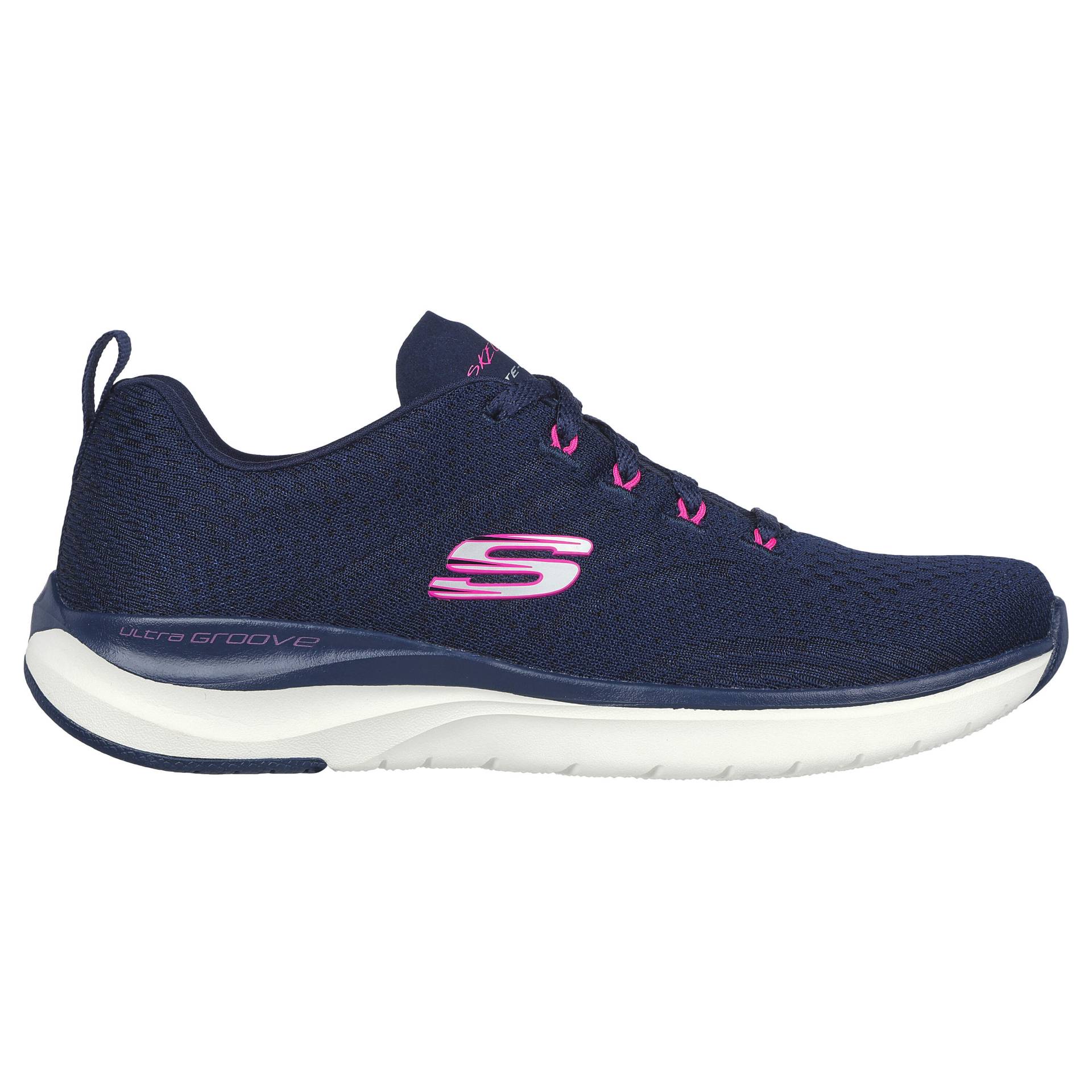 Walking Schuhe Sneaker Damen Skechers - Ultra Groove blau von Skechers