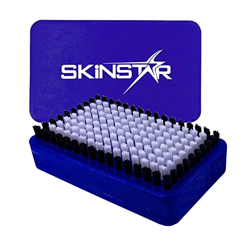 SKINSTAR Ski Belagsbürste BaseBrush Synthetic Nylon Bürste blau von SkinStar