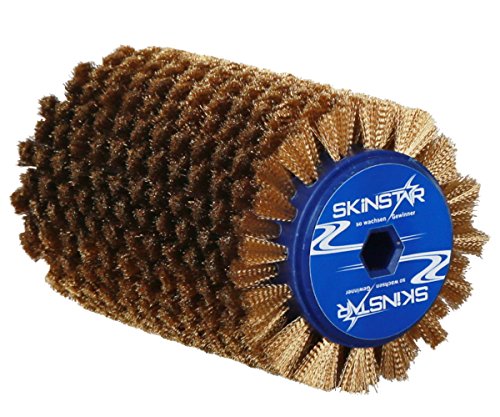 SkinStar Belagbürste Rotorbürste Skibelag-Rotationsbürste Speed Brush Kupfer Bronze 120mm von SkinStar