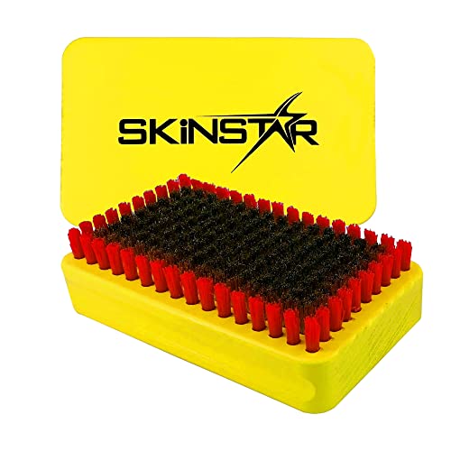 SkinStar Ski Belagsbürste BaseBrush Kupfer/Bronze Bürste gelb von SkinStar