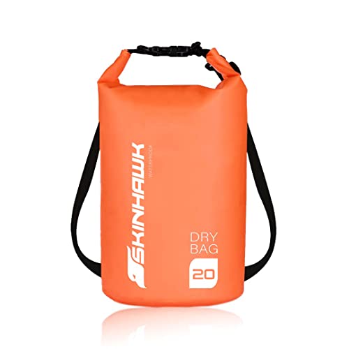 Skinhawk Dry Bag 20l wasserdichte Tasche/Waterproof/Trockensack/Trockenbeutel/Trockentasche/Rucksack von Skinhawk