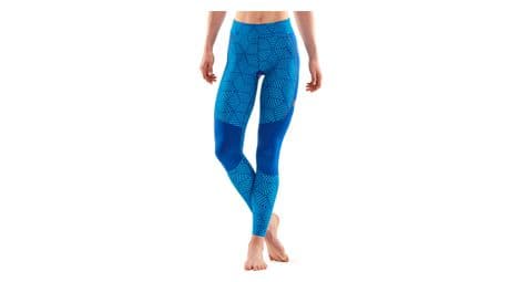 damen leggings skins series 5 long tights blau von Skins