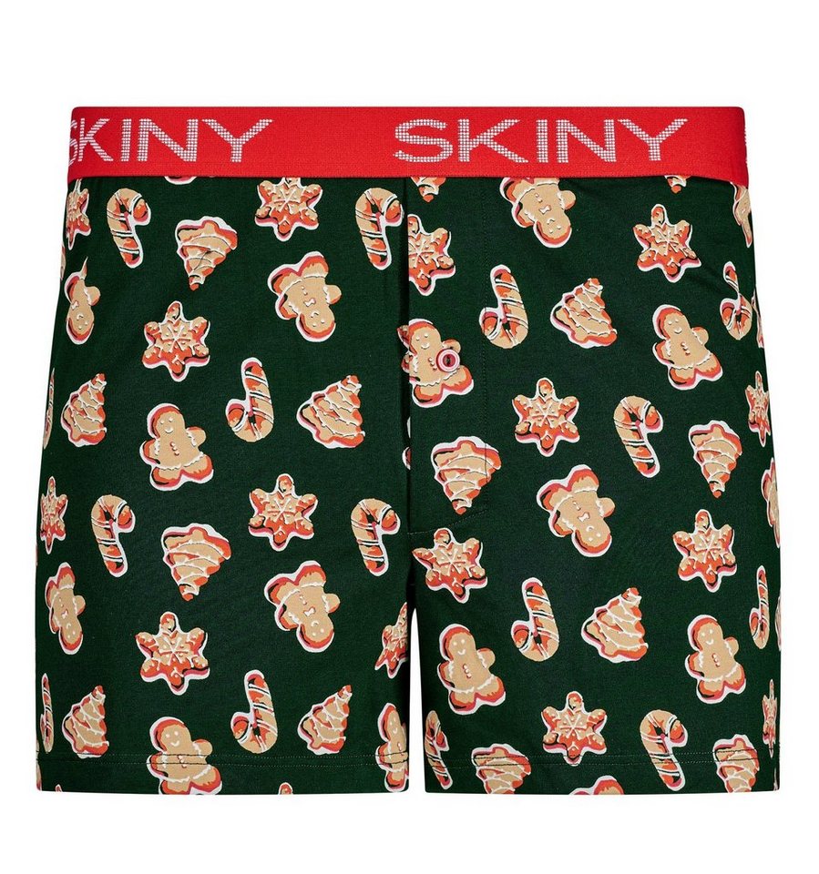 Skiny Boxershorts Skiny Herren Boxer Shorts (1-St) Modisches Design von Skiny