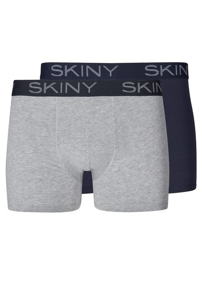 Skiny Retro Boxer 2er Pack Cotton (Spar-Set, 2-St) Retro Short / Pant - Baumwolle - Ohne Eingriff - von Skiny