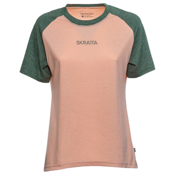 Skratta - Women's Bente T-Shirt - T-Shirt Gr 34;36 grau;rosa von Skratta