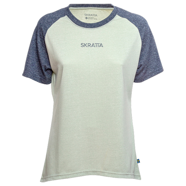 Skratta - Women's Bente T-Shirt - T-Shirt Gr 34 grau von Skratta