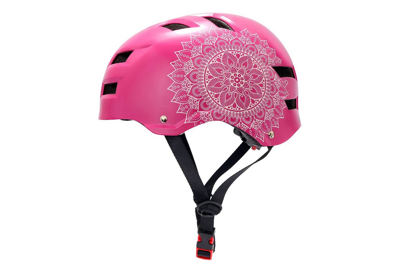 Skullcap Fahrradhelm PINK MANDALA L von Skullcap