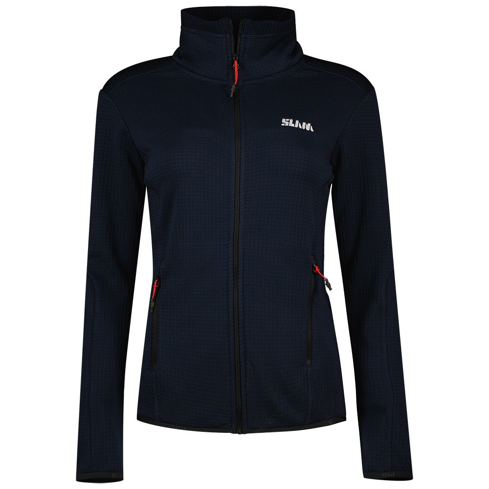 Slam Act Grid Full Zip Fleece Blau M Frau von Slam