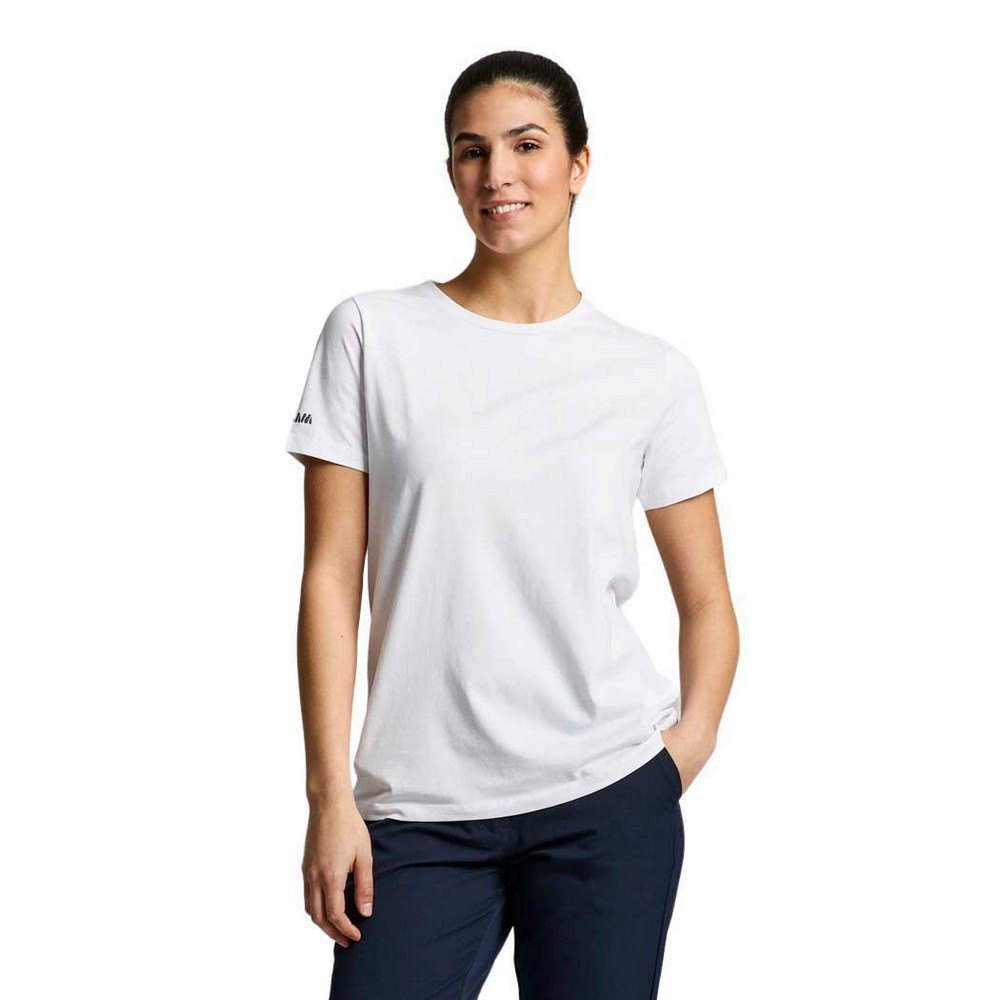 Slam Deck Short Sleeve T-shirt Weiß M Frau von Slam