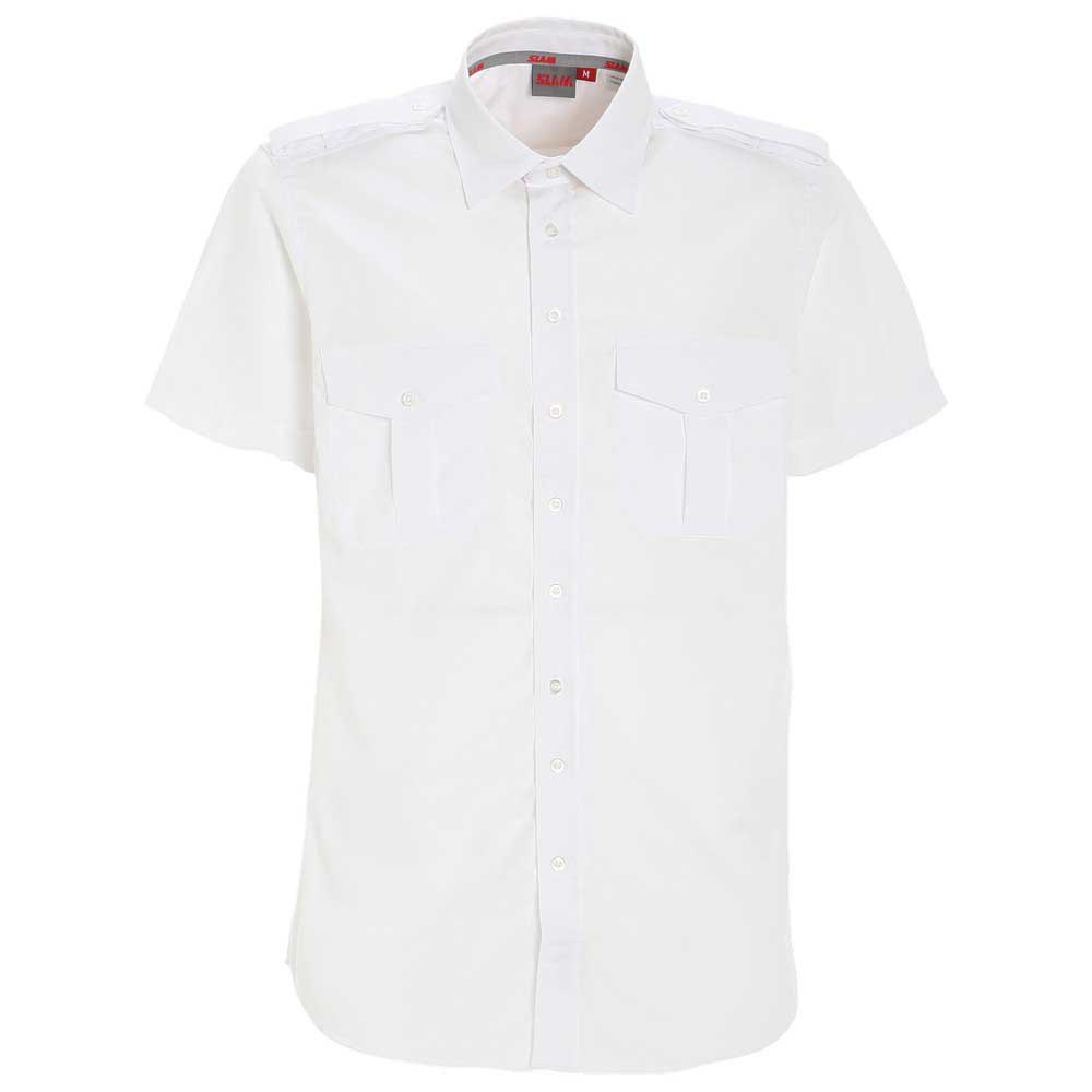 Slam Deck Yacht Short Sleeve Shirt Short Sleeve Shirt Weiß L Mann von Slam