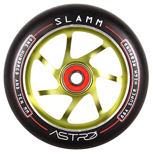 Slamm Scooter Rollen Astro Wheels SL585, Grün, 110 mm von Slamm Scooters