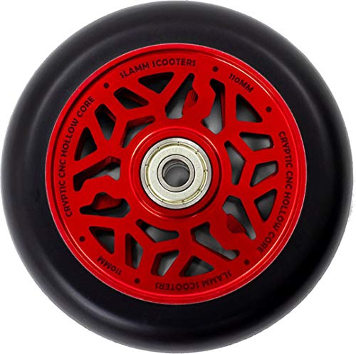 Slamm 110 mm Cryptic Hollow Core Wheels Rollen, rot (rot) von Slamm