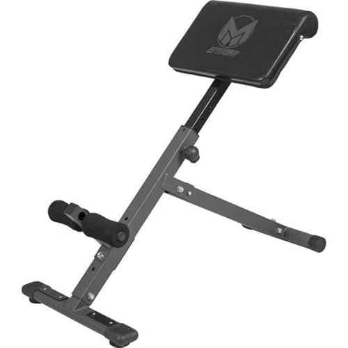 Rückenstrecker Rückentrainer verstellbar Hyperextension Multitalent für Eigengewichtstraining Bauchtrainer Rücken Stahl pulverbeschichtet Grau 9010051 von Slavikosway