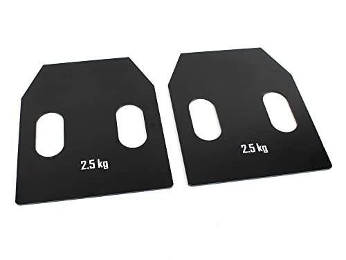 Slavikosway Austauschbare Body Plates Stahlplatten 2 x 2,5 kg (Body Plates 2x2,5 kg) von Slavikosway
