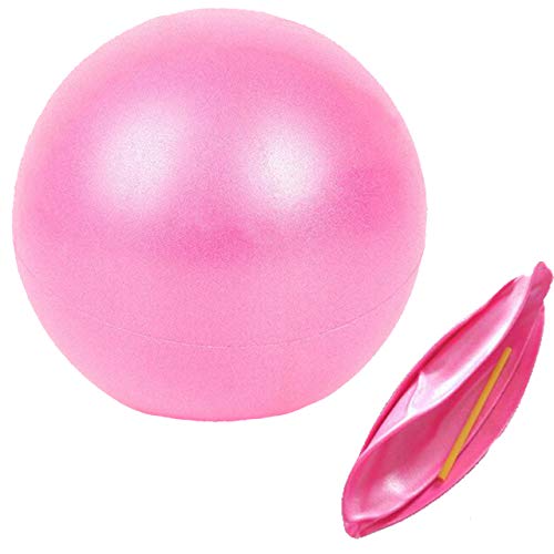 Slosy Pilates Ball 25cm Pink Yoga Ball Fitness Fitness Accessories Gym Accessories Gym Equipment Gym Ball Small Gymball Training Improve Posture Balance von Slosy