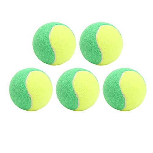 5 Stück Squashball Single Dot Squashball 6 cm Gummi-Squash-Trainingsball High Bounce Squashschlägerbälle für Anfänger-Wettkampftraining (Green) von Sluffs
