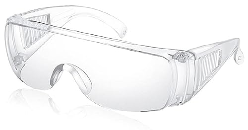 Sluffs Anti-Fog-Schutzbrille, 2 Stück, Transparent, Staubdicht, Sanddicht, Arbeitsschutzbrille Zum Speichelstoppen von Sluffs