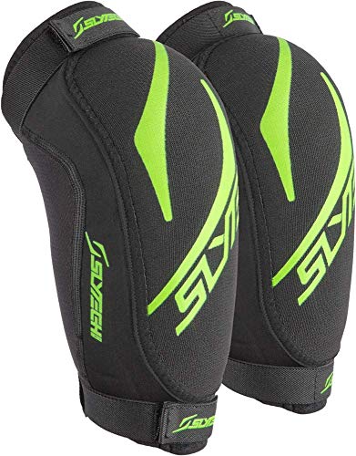 SLYTECH Ellbogenschützer Elbowpro One Heavy Duty, Black/Green, S/M von SLYTECH