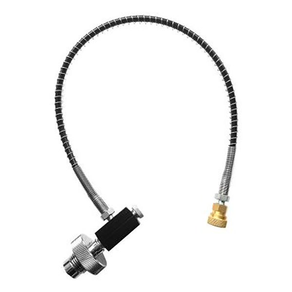 Smaco Din Charging Hose With Pressure Gauge For Smaco Golden,Silber von Smaco