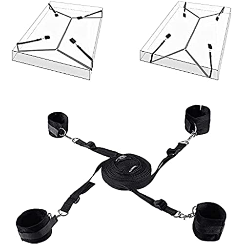 SmartRing ?êxuelle Sèxtôyse Couple Bed d Kit BD Game Chain w/Cuff Position Aid Set Bed Strap von SmartRing