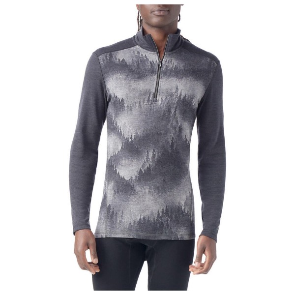 Smartwool - Classic Thermal Merino Base Layer 1/4 Zip Boxed - Merinounterwäsche Gr XL grau von SmartWool