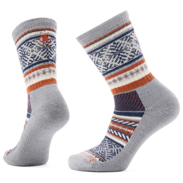 Smartwool - Everyday Fair Isle Sweater Crew - Multifunktionssocken Gr L grau von SmartWool