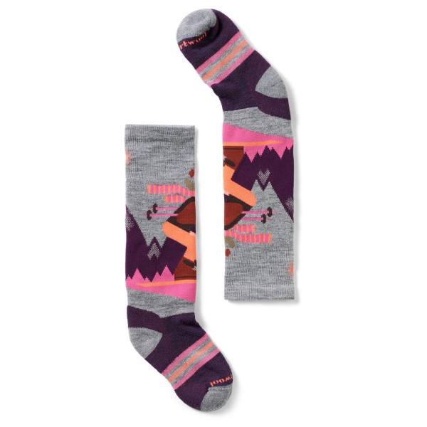 Smartwool - Kid's Winter F. Cushion Mountain Moose Pattern OTC - Multifunktionssocken Gr M grau Smartwool - Kid's Winter F. Cushion Mountain Moose Pattern OTC - Multifunktionssocken Gr M grau von SmartWool
