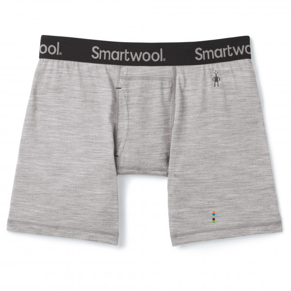 Smartwool - Merino Boxer Brief Boxed - Merinounterwäsche Gr S grau von SmartWool