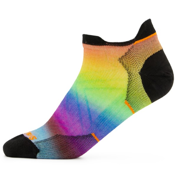 Smartwool - Run 0 Cushion Pride Rainbow Print Low Ankle Socks - Laufsocken Gr L bunt von SmartWool