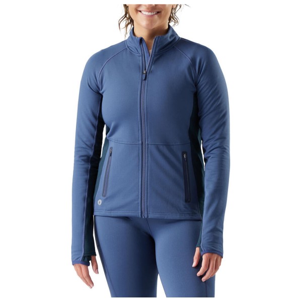 Smartwool - Women's Active Fleece Jacket - Fleecejacke Gr S blau von SmartWool