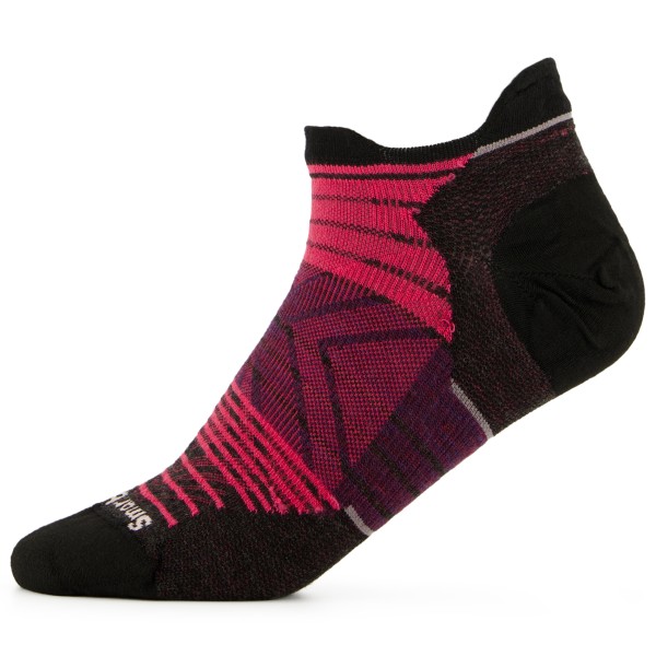 Smartwool - Women's Run Zero Cushion Stripe Low Ankle Socks - Laufsocken Gr L schwarz von SmartWool