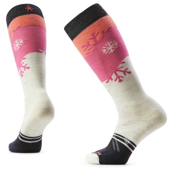 Smartwool - Women's Ski Full Cushion Snowpocalypse Pattern OTC - Skisocken Gr S rosa von SmartWool