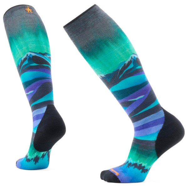 Smartwool - Women's Ski Targeted Cush.Comp. PRT OTC Socks - Skisocken Gr M blau von SmartWool