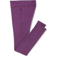 smartwool Women's Classic Thermal Merino Base Layer Bottom Leggings purple iris floral,schwarz / lila Damen Gr. L von SmartWool