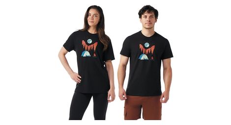 unisex smartwool night camp t shirt schwarz von SmartWool