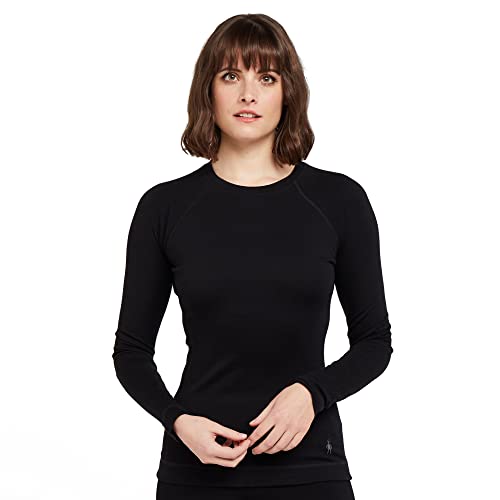 Smartwool Damen Kvinder Merino 250 baselayer Crew Boxed Thermal Tops, Schwarz, S EU von Smartwool