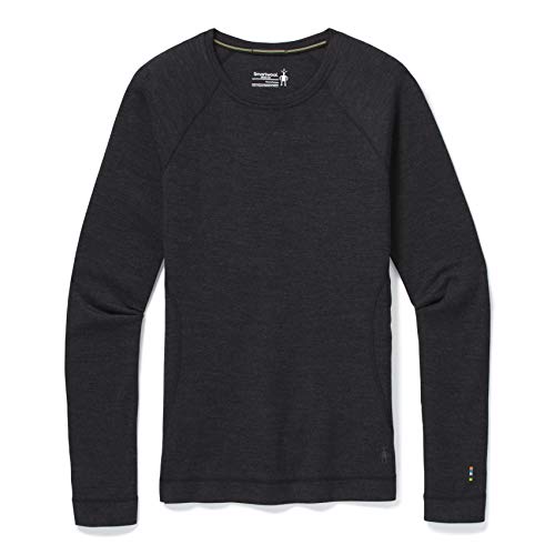 Smartwool Damen Women's Merino 250 Baselayer Crew Boxed Thermal Tops, Charcoal Heather, L von Smartwool