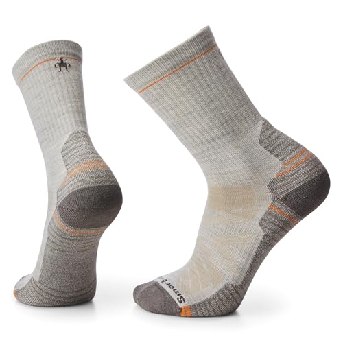 Smartwool Unisex-Adult Hike Light Cushion Crew Socks, ASH, L von Smartwool