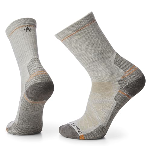 Smartwool Unisex-Adult Hike Light Cushion Crew Socks, ASH, XL von Smartwool